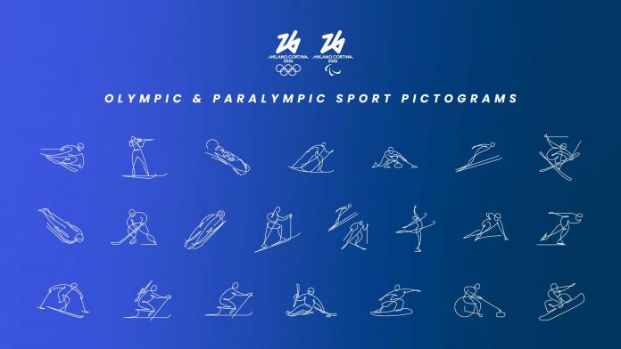 Pictograms of the Games are displayed in front of a blue background