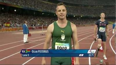 Men's 200m T44 - Beijing 2008 Paralympic Games