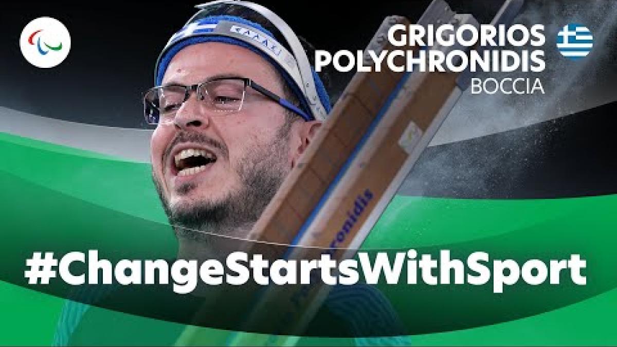 #ChangeStartsWithSport: Grigorios Polychronidis Shares His Life-Changing Boccia Journey! 🌟🏆
