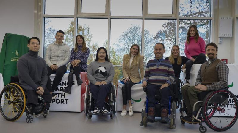 An image of 9 members of athletes council