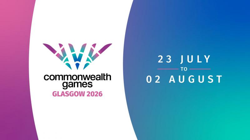 The logo of the Commonwealth Games Glasgow 2026