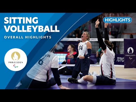 Sitting Volleyball Highlights | Paris 2024 Paralympic Games ❤️💙💚